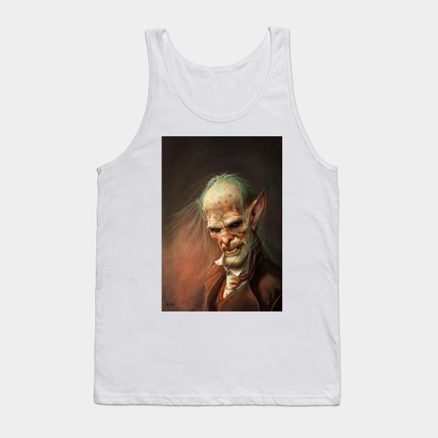 Creepy vampire Tank Top by Artofokan